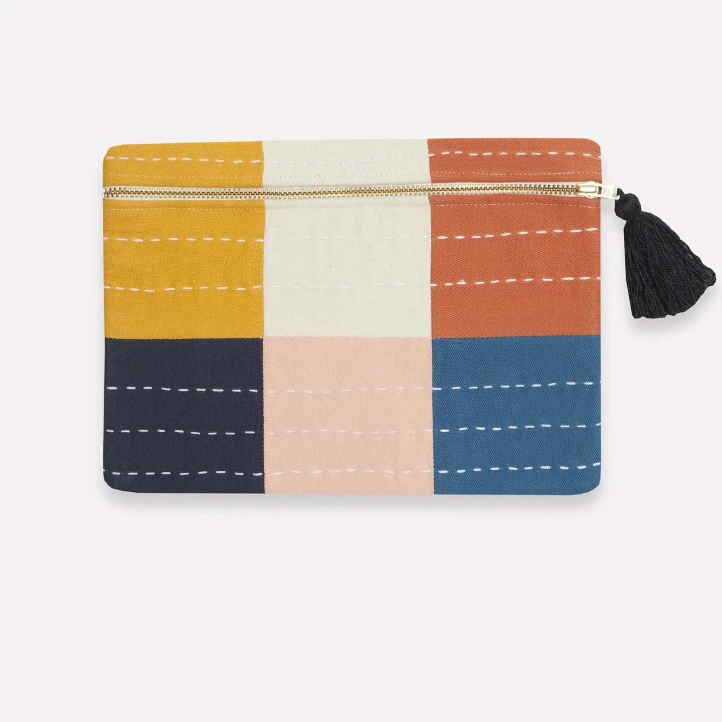 Fair Trade Handcrafted Clutch red yellow