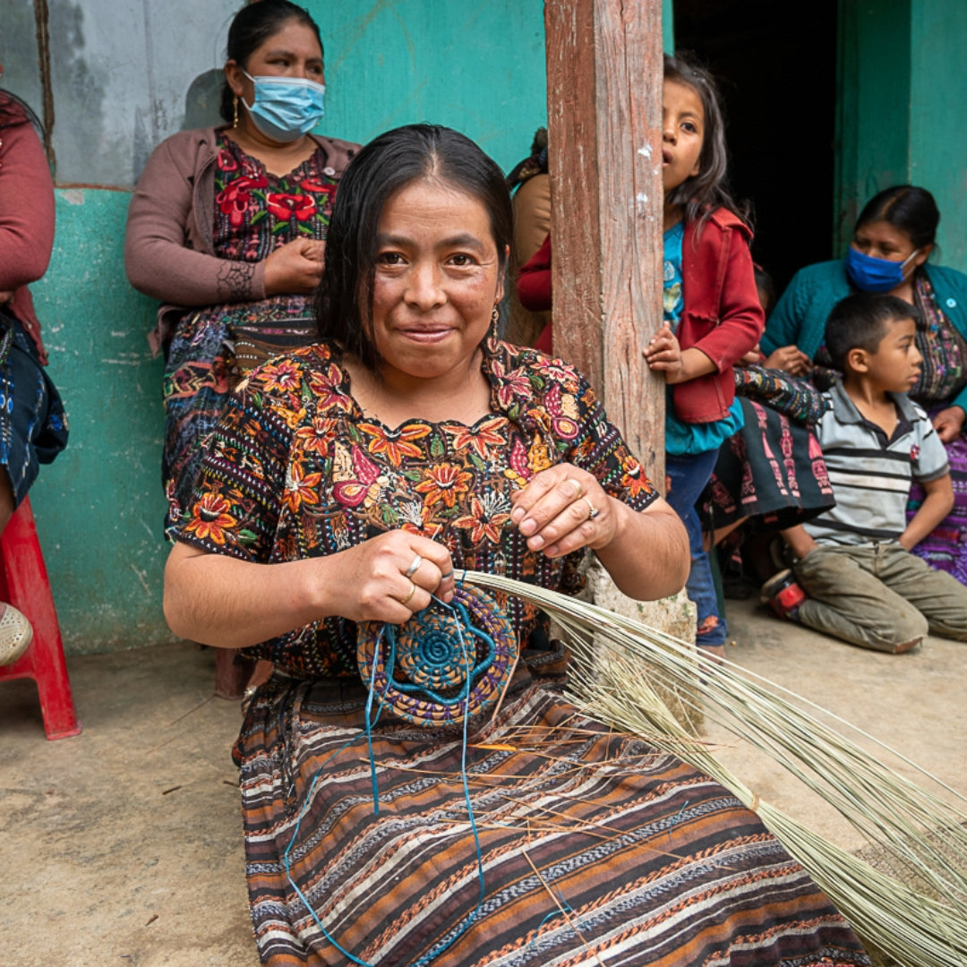 Fair Trade Handcrafted Basket Artisan