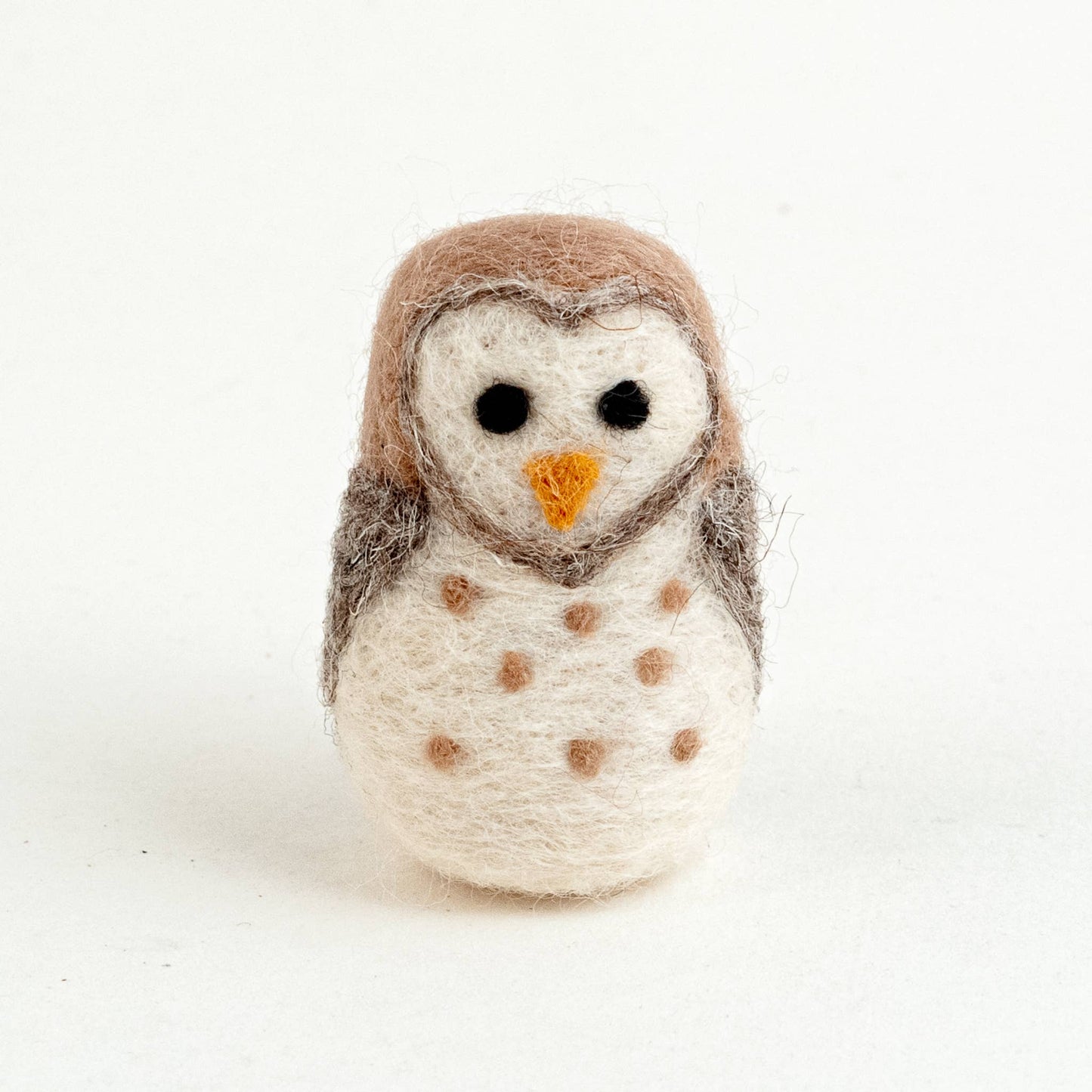 Felted Wool Owl Ornament