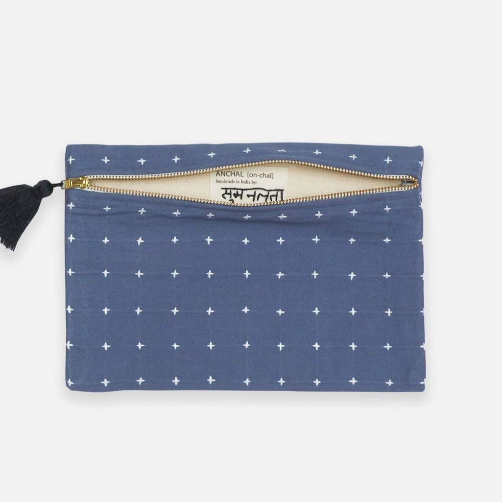 Cross-Stitch Pouch Clutch