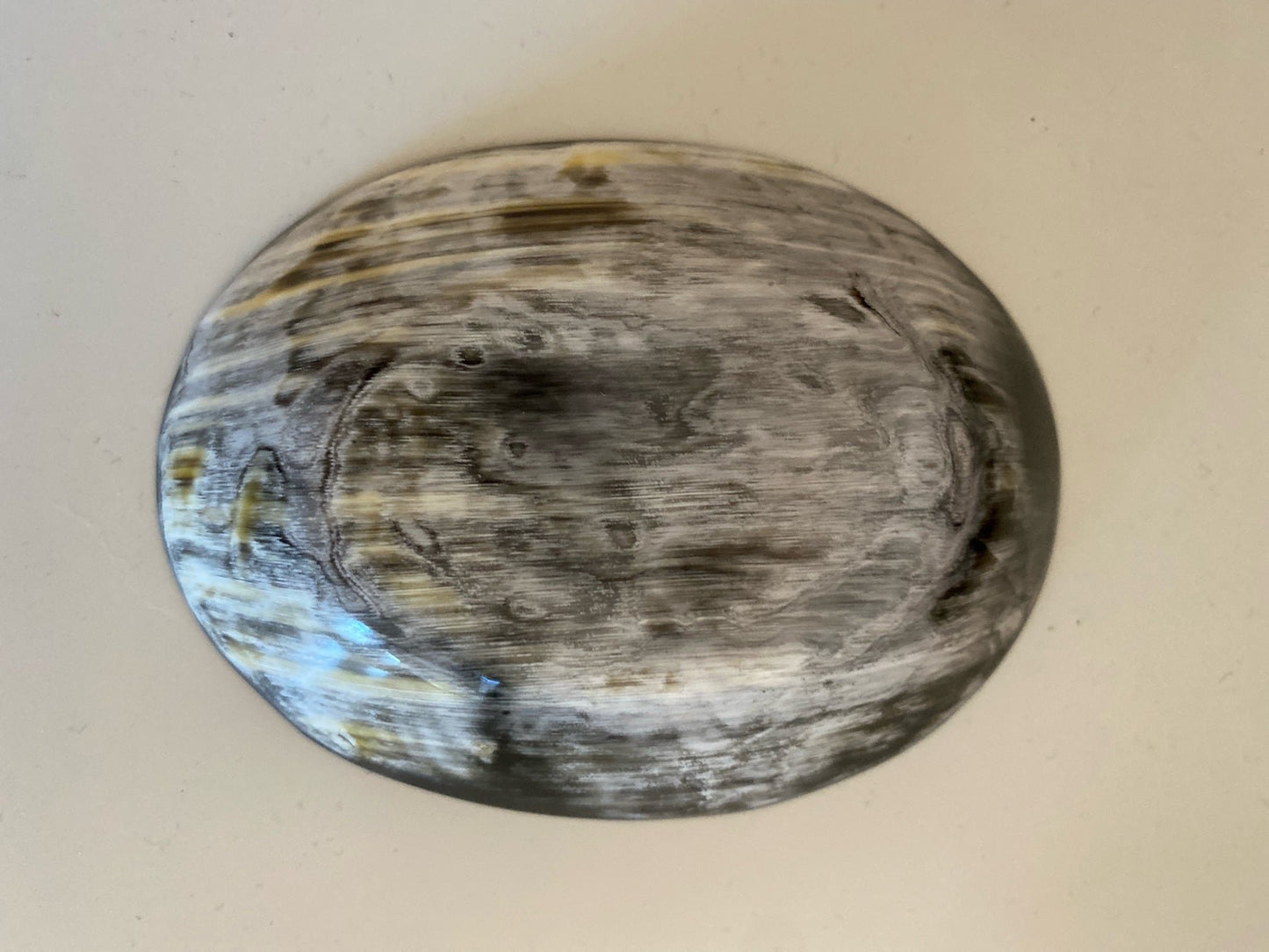 Fair Trade Handcrafted Horn Bowl Back