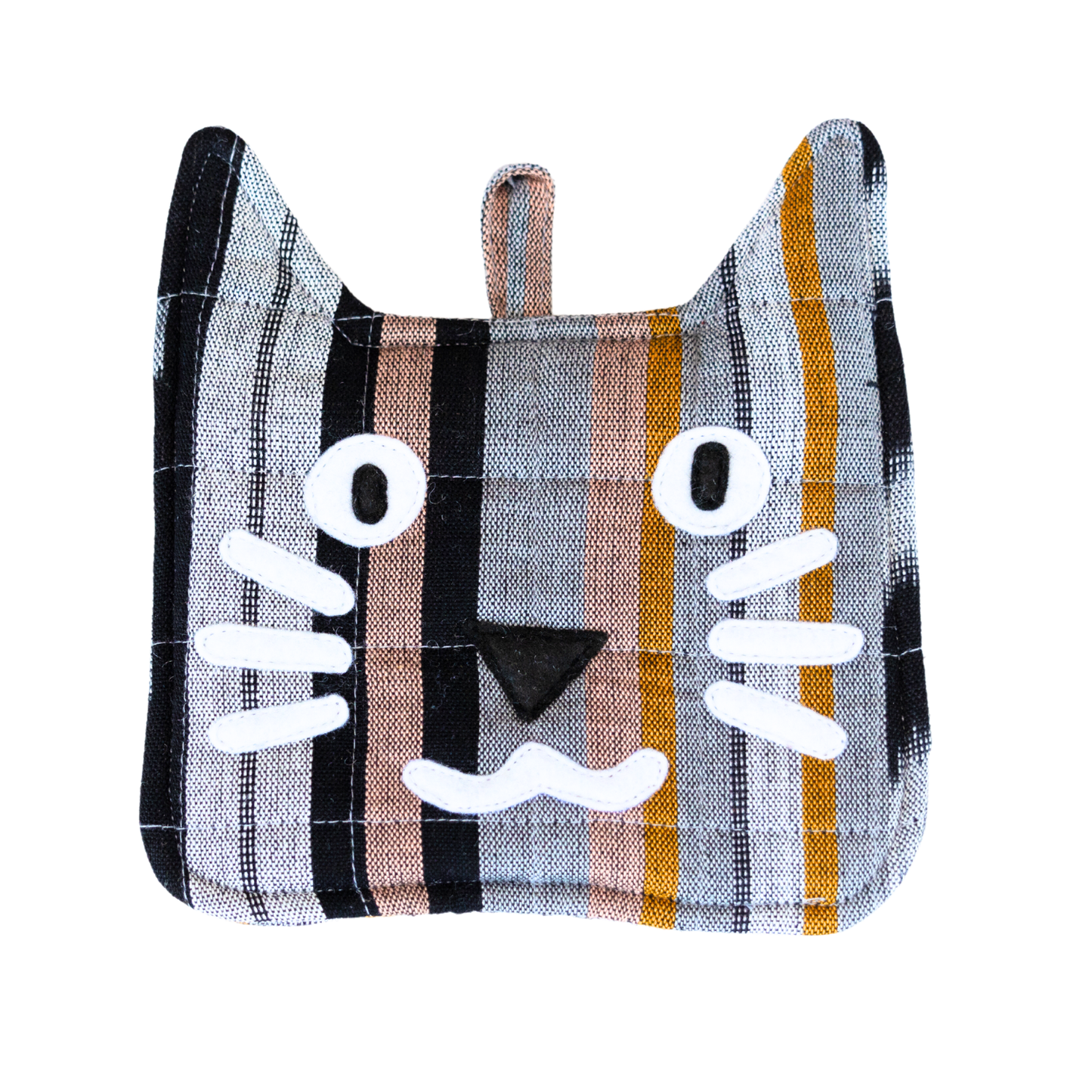 Fair Trade Handmade Cat Pot Holder - Made in Guatemala