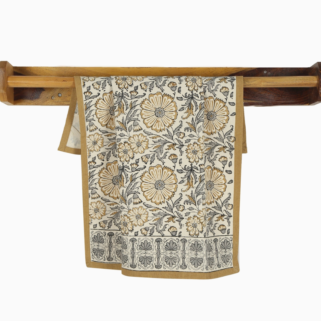 Hand Block Printed Cotton Kitchen Towel