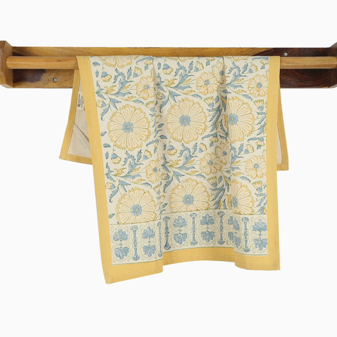 Hand Block Printed Cotton Kitchen Towel
