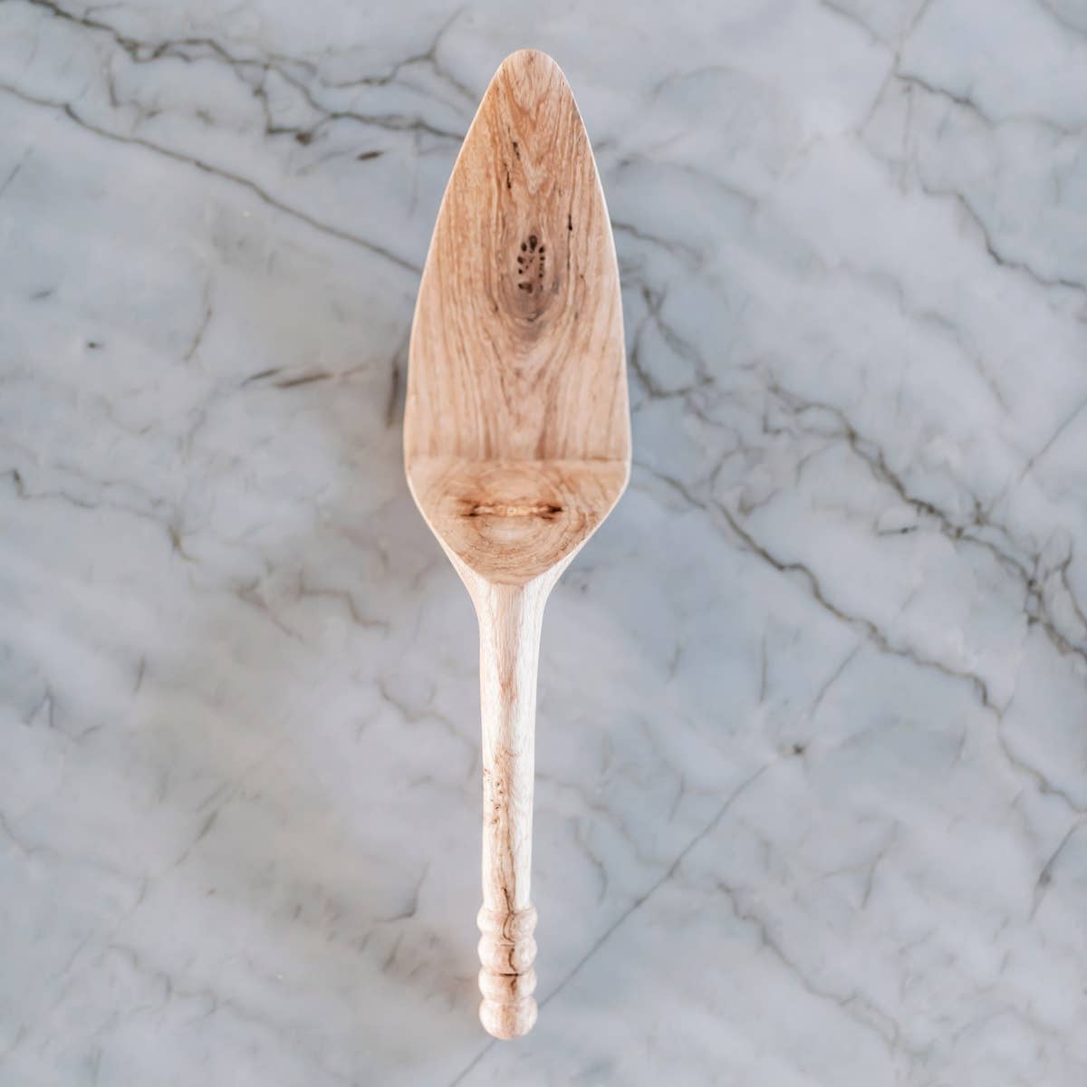 Hand Carved Wooden Spoon- Faye Pie Server