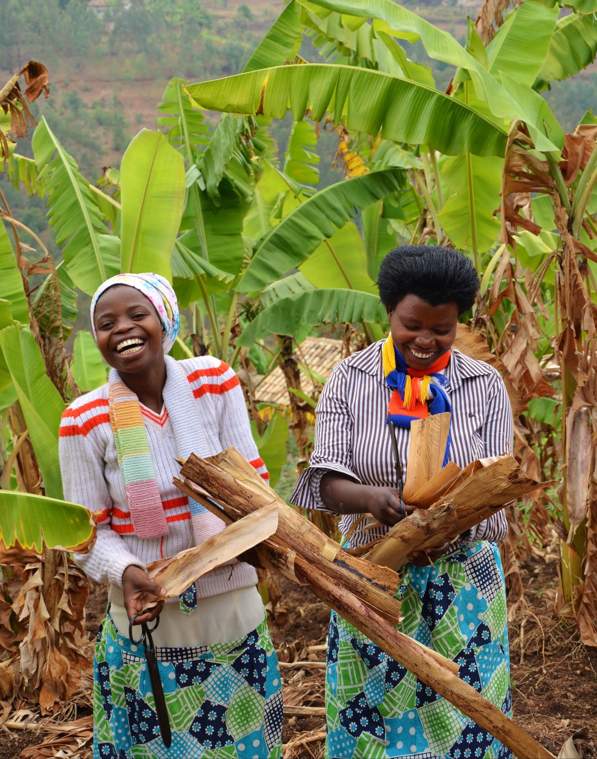 artisan smiling in rwanda