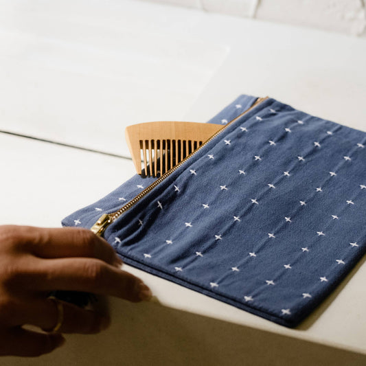 Cross-Stitch Pouch Clutch