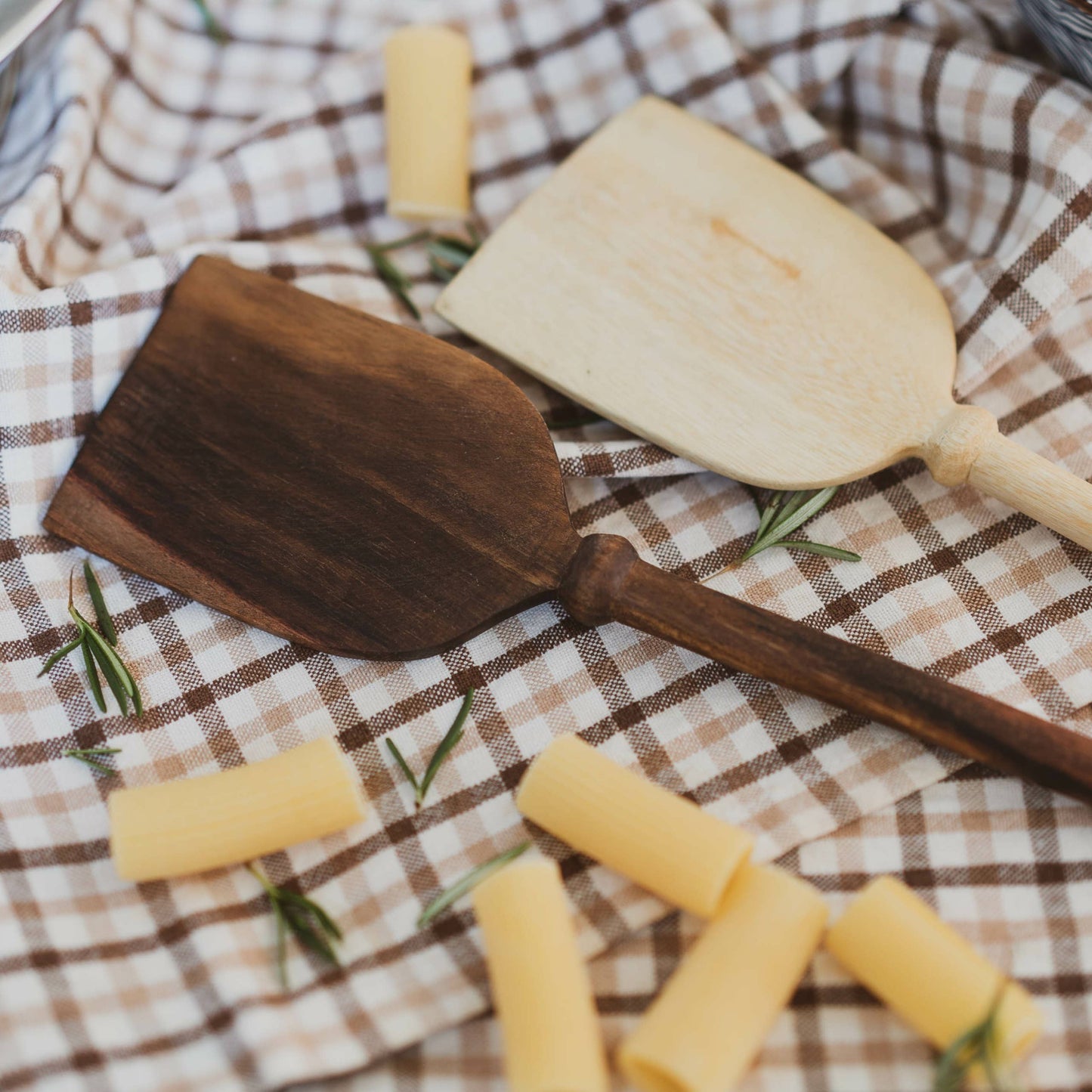 Hand Carved Wooden Spoon- Kenzie Blunt End