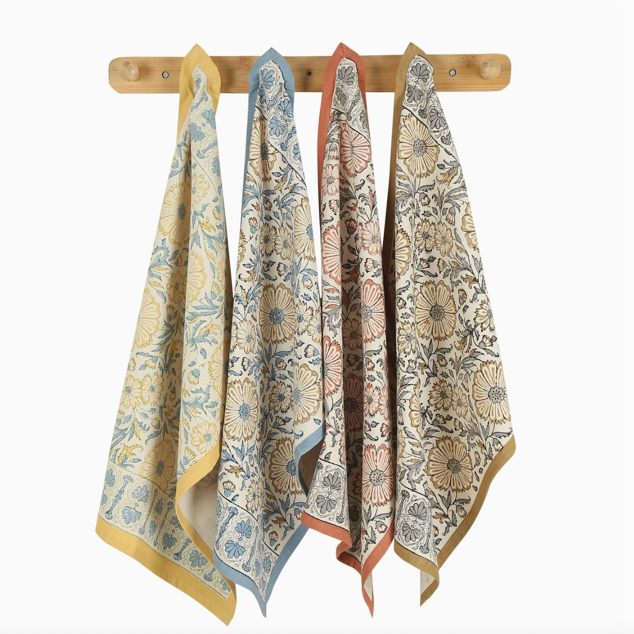 Hand Block Printed Cotton Kitchen Towel