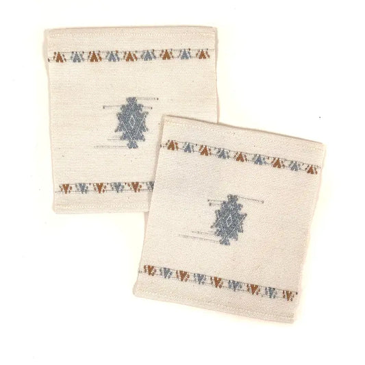 Fair Trade Handcrafted White Coaster