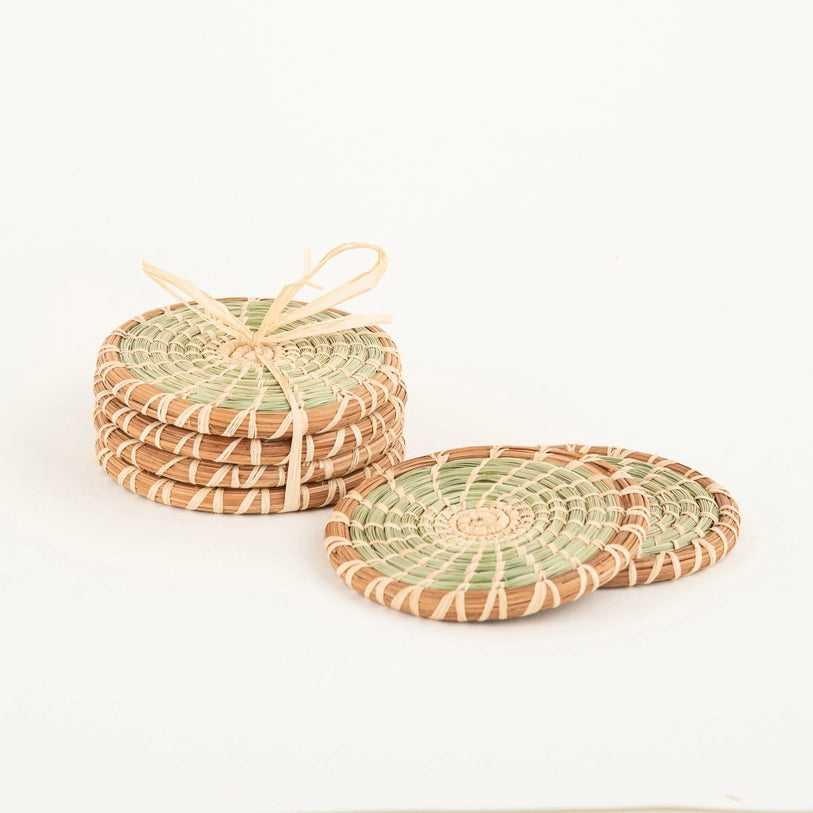 Pine Needle Coaster Set of 4