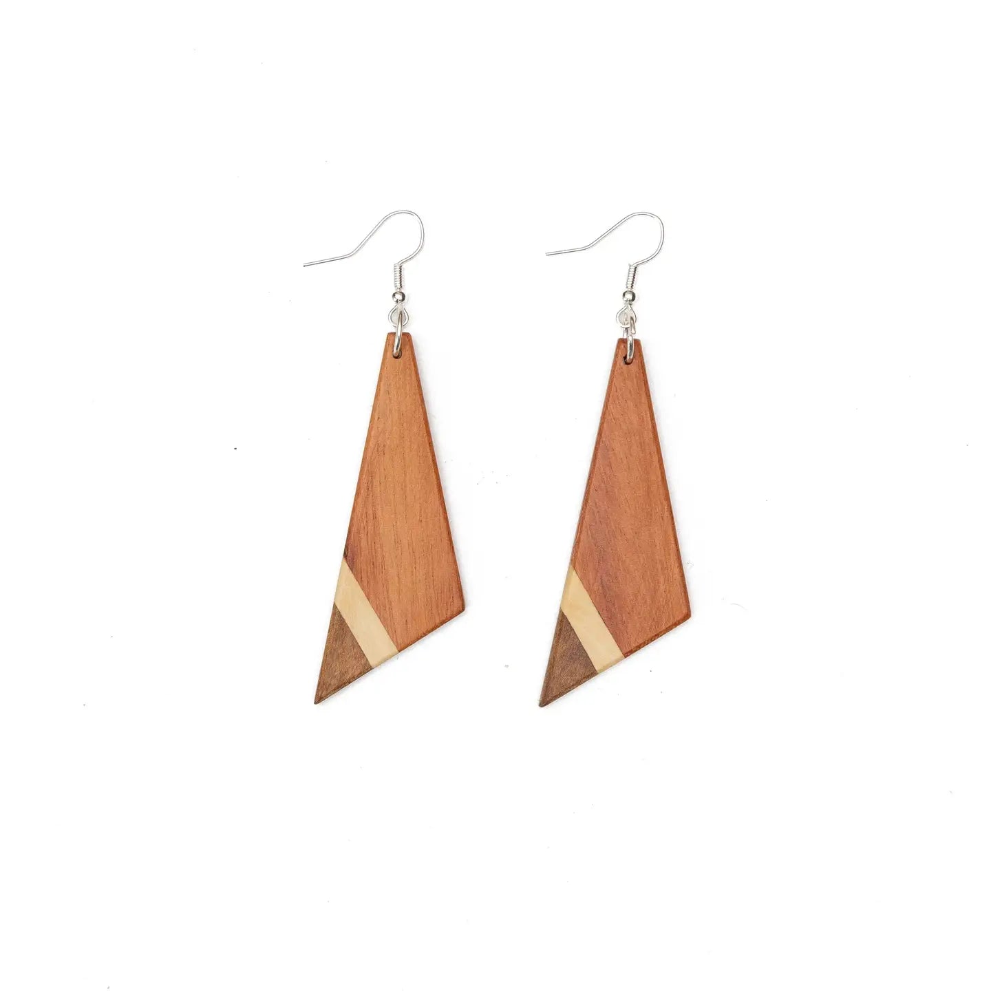 Fair Trade Handcrafted Wooden Earrings product photo